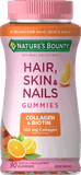 Nature's Bounty Hair Skin and Nails With Collagen and Biotin;  Gummies;  90 Count