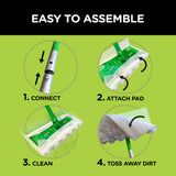 Swiffer Sweeper Pet 2-in-1, Dry & Wet Multi-Surface Floor Cleaner