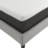 12" Copper Gel Cooling Memory Foam Mattress with Edge Support and Air Grid Base Twin Long