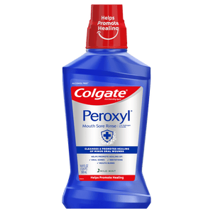 Colgate Peroxyl Mouth Sore Rinse;  1.5% Hydrogen Peroxide;  Mild Mint;  500 ml;  16.9 fl.oz