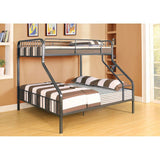 ACME Caius Bunk Bed (Twin XL/Queen) in Gunmetal 37605