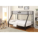 ACME Limbra Bunk Bed (Twin XL/Queen) in Sandy Black 38000