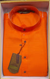 Cotton Solid Pattern Trendy Comfortable Stylish Full Sleeve Orange