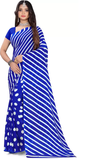 Printed Daily Wear Georgette Saree  (Blue)