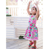 AnnLoren Little & Big Girls Spring Summer Floral Sleeveless Boutique