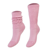 Kids Cotton Knee High Slouch Socks, 1 Pair, Ages 3-15, Elastic &