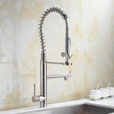 Kitchen Faucet Chrome Brass Tall kitchen faucet mixer Sink Faucet Pull