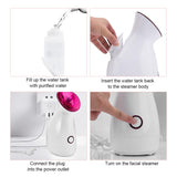 Facial Steamer Nano Lonic Humidifier Moisturizing Cleaning Pores