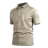 Summer Men's Performance T-shirts Short Sleeve Tactical Military