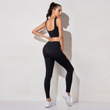 Women's sportswear High Waist Sports Bra+ Legging Gym Clothing