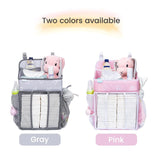 Baby Crib Hanging Storage Bag Portable Diaper Organizer Newborn