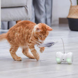 Electric Pet Smart Interactive Cat Toy Luminous Remote Control Car