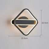 Nordic Minimalist LED Wall Lamps Living Room Bedroom Bedside Reading