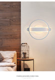 Nordic Minimalist LED Wall Lamps Living Room Bedroom Bedside Reading