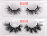 100 Pairs 3D Mink Lashes Wholesale Bulk  3D Mink Eyelashes Thick Long