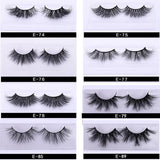 25 MM Lashes Wholesale 30/50/100 Pairs 3D Mink Eye Lashes With Tray No