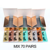 Eye Lashes Wholesale 5/30/50/100pcs 6D Mink Lashes Natural False