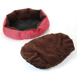 Pet Bed Mat House Bag Nice-looking Dot Pattern Octagonal Flannelette &