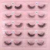 3D Mink Lashes Wholesale Natural Soft Eyelashes Mink Faux Cils False