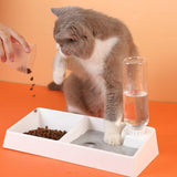 Cat Bowl Dog Water Feeder Bowl Cat Kitten Drinking Fountain Food Dish