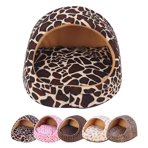 Pet Dog House Winter Warm Mat Breathable Cave Basket Soft Pet Sofa