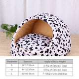 Pet Dog House Winter Warm Mat Breathable Cave Basket Soft Pet Sofa