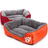 Pet Cat Dog Bed Warm Dog House Soft Fleece Nest Dog Baskets Mat Autumn