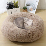 Round Cat Bed Warm Sleeping Cat Nest For Dogs Basket Pet Products