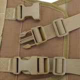 Strong Nylon Dog Harness Tactical Military Pet Vest Harnesses With Bag