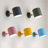 Nordic modern E27 LED wall lamp adjustable sconces light indoor