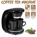 450W Household Electric Steam Drip Coffee Maker Automatic Dual Cup