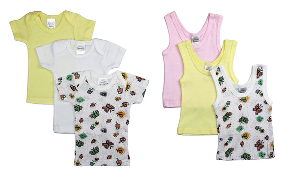 Bambini Girls' 6 Piece Layette Set