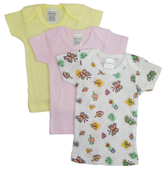 Girls Printed Short Sleeve Variety Pack