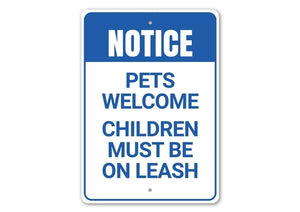 Pets Welcome Sign