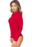 Basic Bae Full Size Mock Neck Long Sleeve Bodysuit