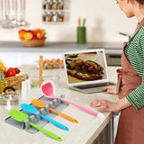 8 notch Cooking Kitchen Silicone Spoon Rest Utensil Spatula Holder