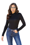 Basic Bae Full Size Mock Neck Long Sleeve Bodysuit