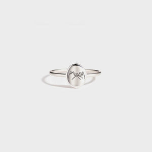 925 Sterling Silver Engraved Ring