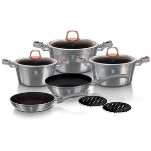 10-Piece Kitchen Cookware Set Moonlight Collection