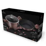 3-Piece Compact Cookware Set i-Rose Collection