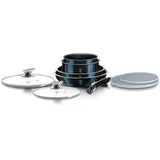 9-Pieces Cookware Set w/ Ergonomic Handle Aquamarine Collection