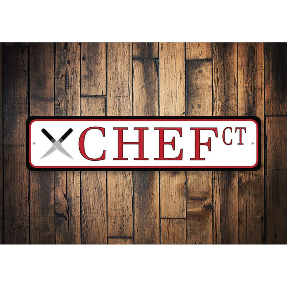 Chef Street Sign