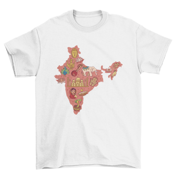 India map t-shirt