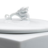 GUARDIANS small porcelain jar - dragon