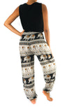 Black Elephant Pants Women Boho Pants