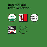 Delicious & Sons Organic Basil Pesto Genovese 6.70 oz (Pack of 3)