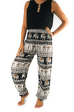 Black Elephant Pants Women Boho Pants