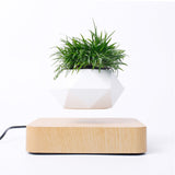 Novelty Levitating Rotation Flowerpot Magnetic Levitation FlowerPot