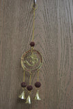 Handmade Hindu Rusty Metal Iron Windchime 12"