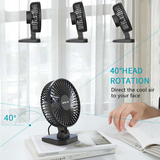 3 Speeds Mini Portable USB Desk Fan